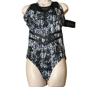 Aqua Green swimsuit, one piece, size large (12/14)